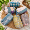 Vintage Kantha Polka Dot Makeup accessories Bag - Image 5