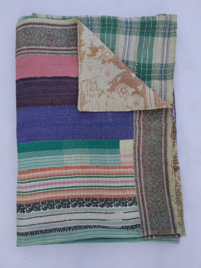 Vintage Kantha Quilts, Throw Blankets, Bedspreads & Wholesale Quilts