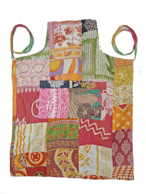 Patchwork Kantha apron