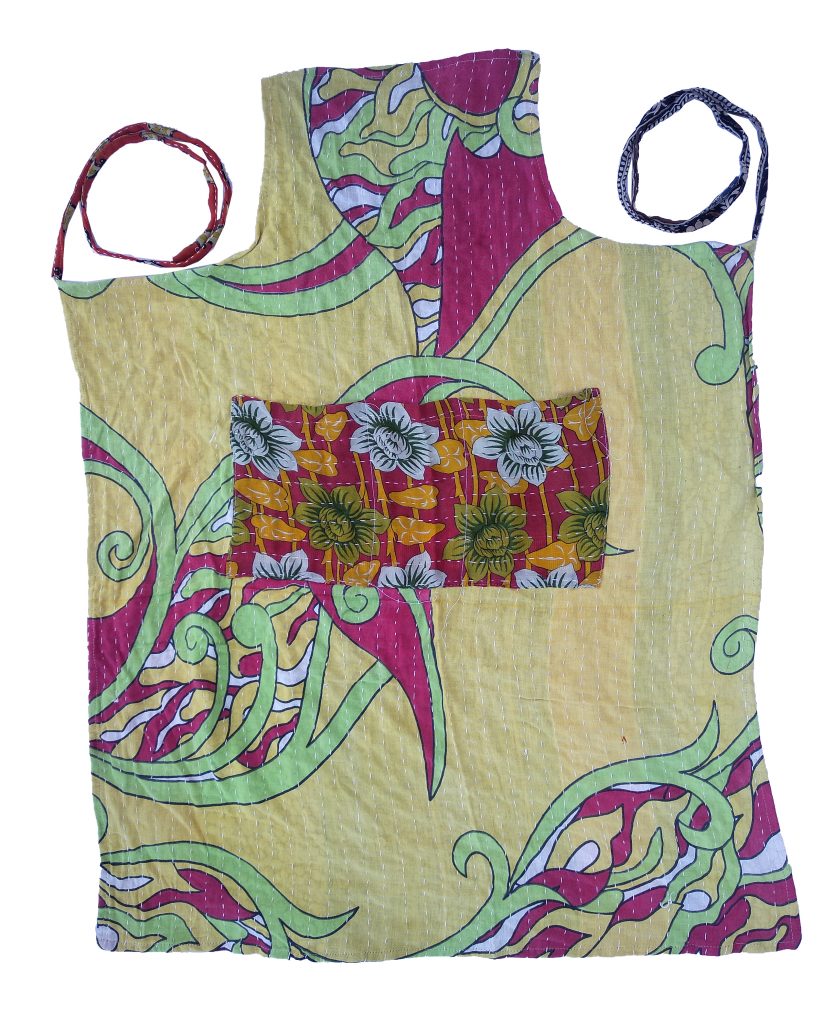 Upcycled Kantha Apron by Vintage Kantha Quilts