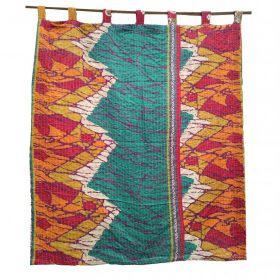 Bohemian Vintage Kantha Curtain