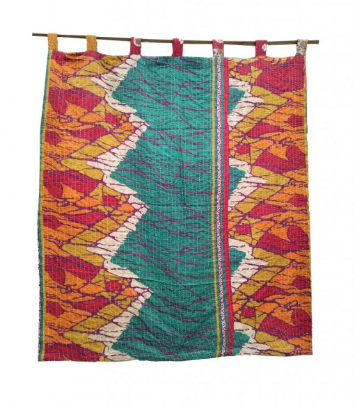Bohemian Vintage Kantha Curtain