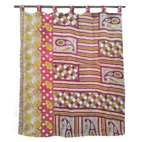 Bohemian Indian Kantha Curtain