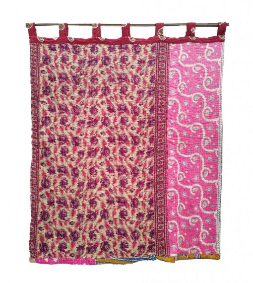 Bohemian Reversible Kantha Curtain