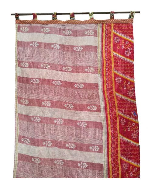 Bohemian Floral Kantha Curtain