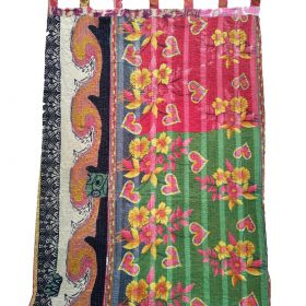 Bohemian Cotton Kantha Curtain