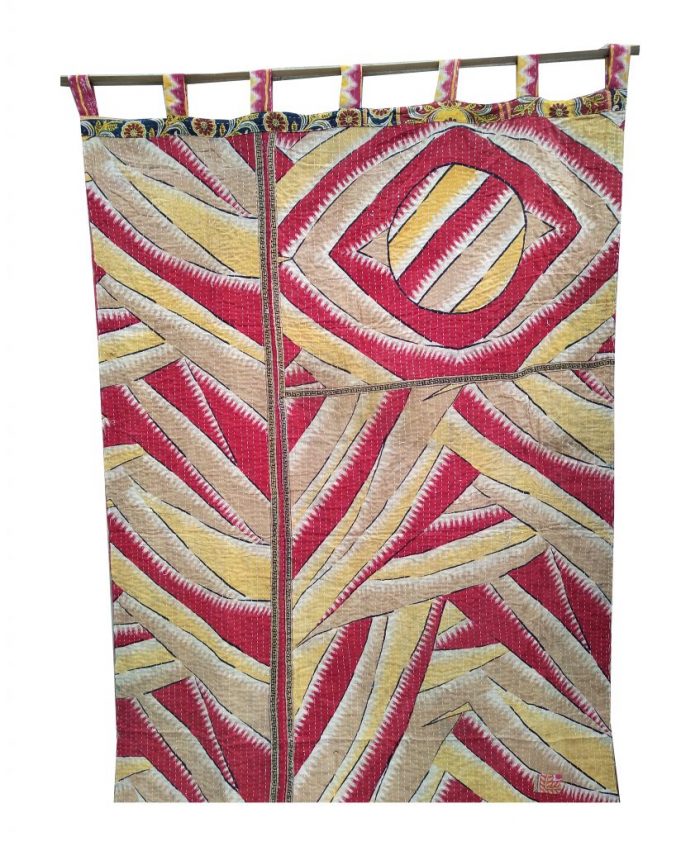 Vintage Cotton Kantha Curtain Kantha Quilt