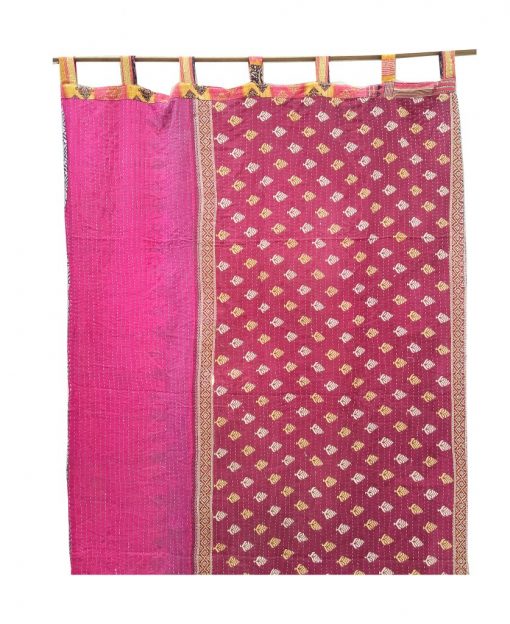 Vintage Indian Kantha Curtain