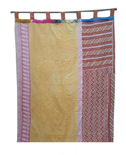 Reversible Bohemian Kantha Curtain