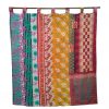 Reversible Indian Kantha Curtain