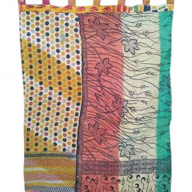 Reversible Handmade Kantha Curtain