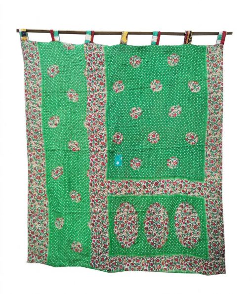 Vintage Kantha Reversible Curtain