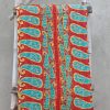 Turquoise Vintage Kantha Quilt