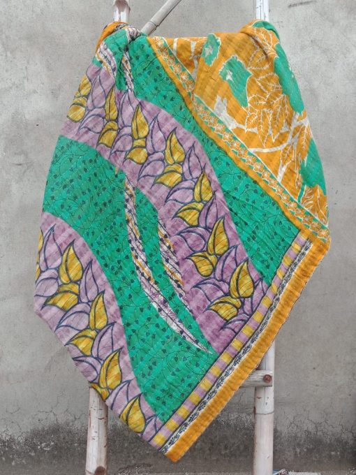 Bengal Leaf Vintage Kantha Gudari