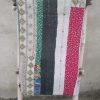 6 layered Patchwork Vintage Kantha Quilt