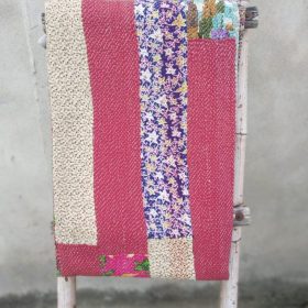 Exclusive 6 layered Indian Kantha Throw