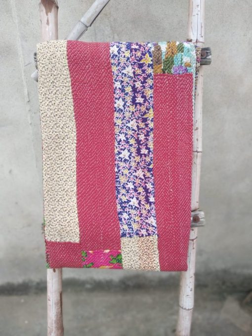 Exclusive 6 layered Indian Kantha Throw