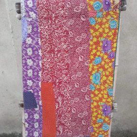 6 layered One off Vintage Kantha Throw