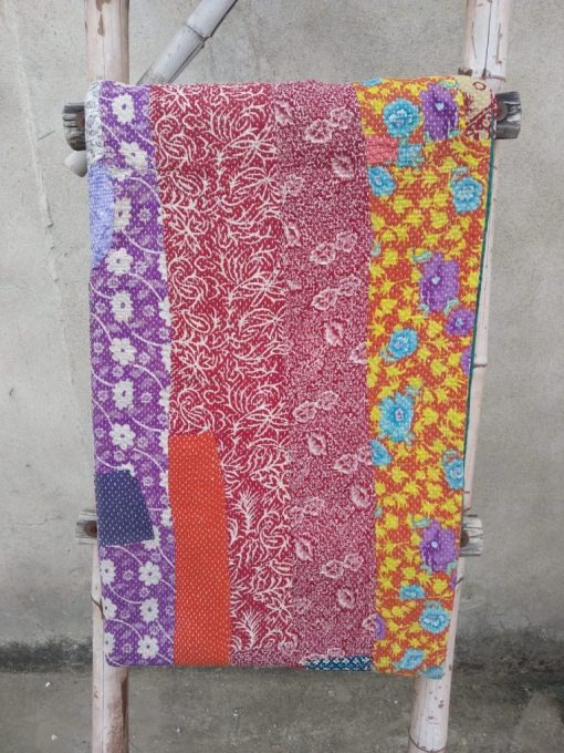 6 layered One off Vintage Kantha Throw