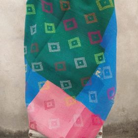 multi colour heavy kantha