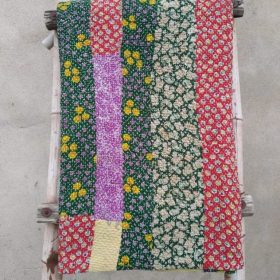 Designer 6 layered Vintage Kantha Throw