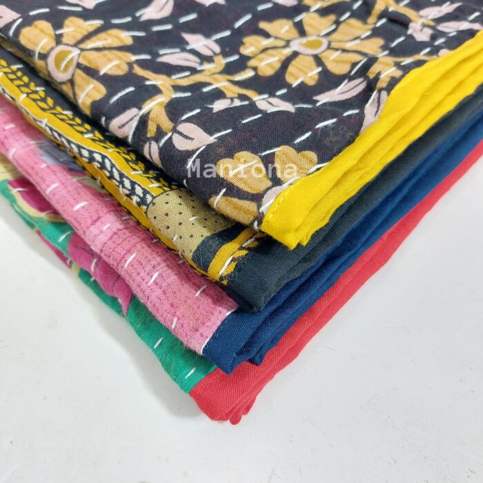 Vintage Kantha Quilts, Throw Blankets, Bedspreads & Wholesale Quilts