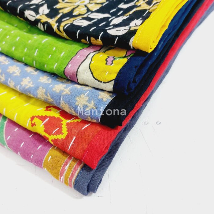 Vintage Kantha Quilts, Throw Blankets, Bedspreads & Wholesale Quilts