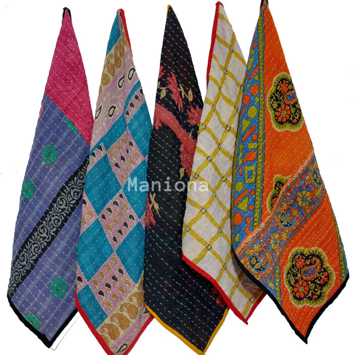 Vintage Kantha Quilts, Throw Blankets, Bedspreads & Wholesale Quilts