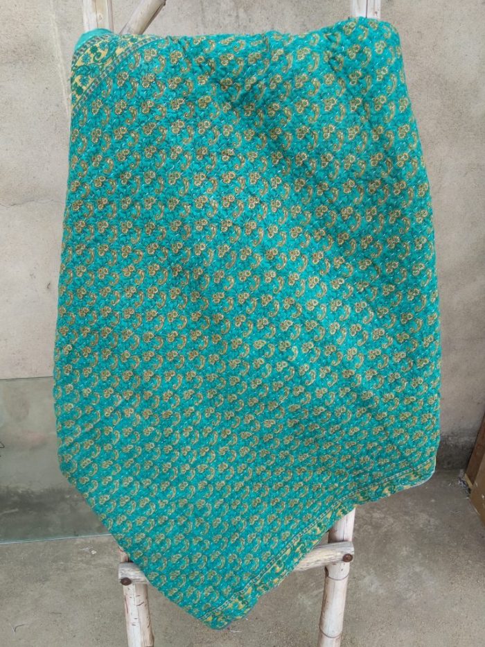 Cute Paisley Peplum Top with Kantha work