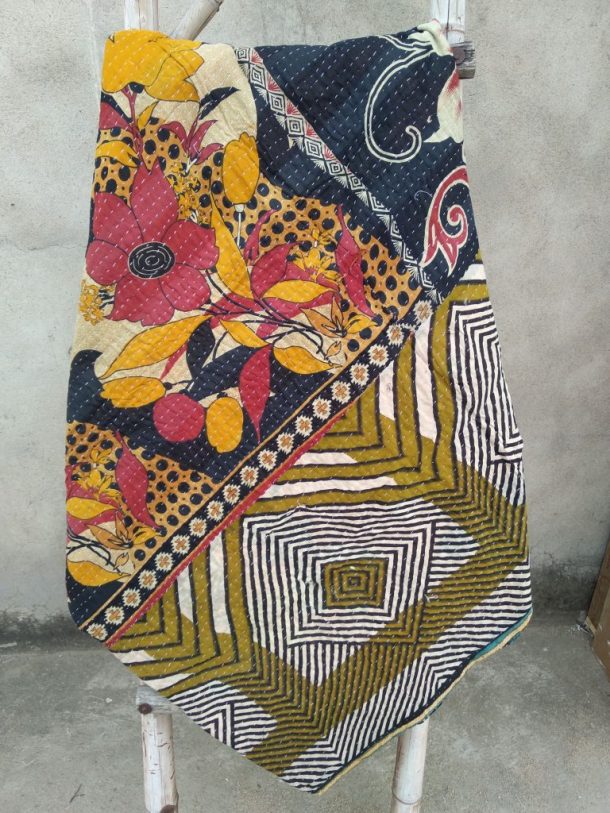 Peacock Vintage Kantha Throw | Kantha Wholesaler and supplier