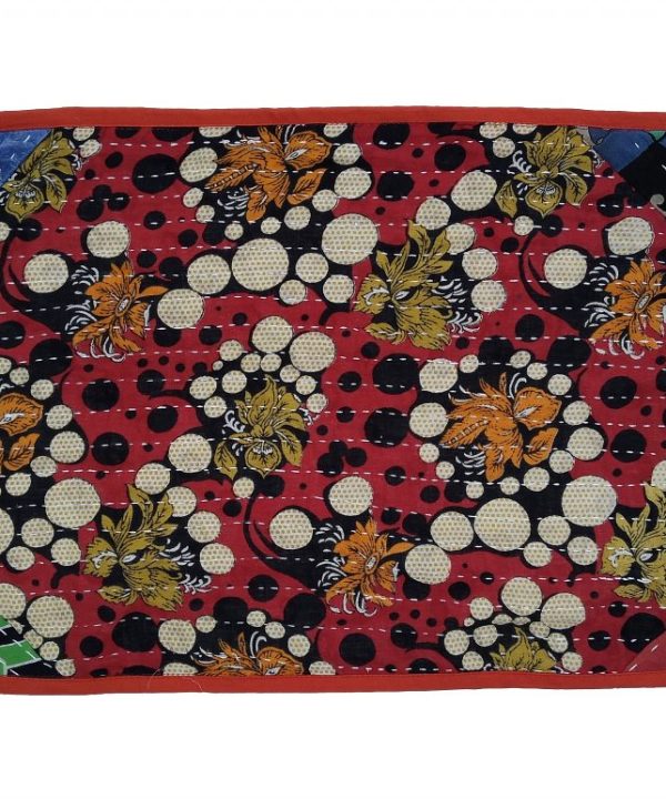 Polka Dot Kantha Placemats Set