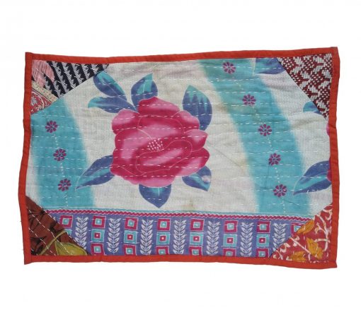 Rose Kantha Placemats Set