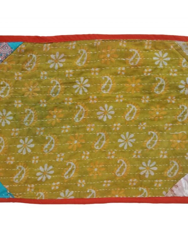 Handmade Kantha Quilt Placemats Set