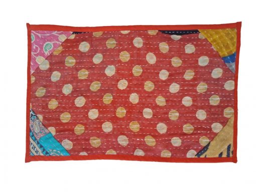 Kantha Placemats Polka Dot Set