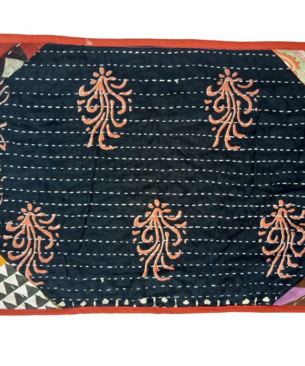 Indian Kantha Quilt Placemats Set