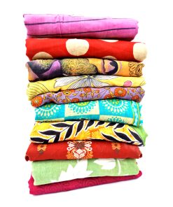 vintage recycled cotton sari