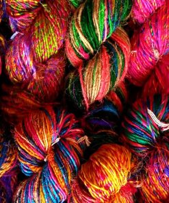 Recycled Silk Sari Yarn