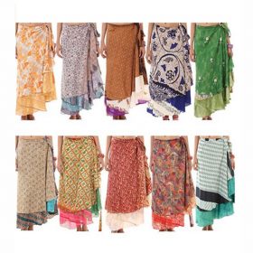 Vintage Sari Wrap Skirt
