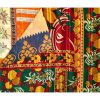 Indian Reversible Floral Kantha Throw