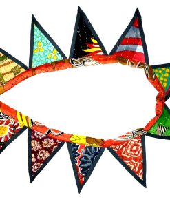 Sari Kantha Handstitched Bunting