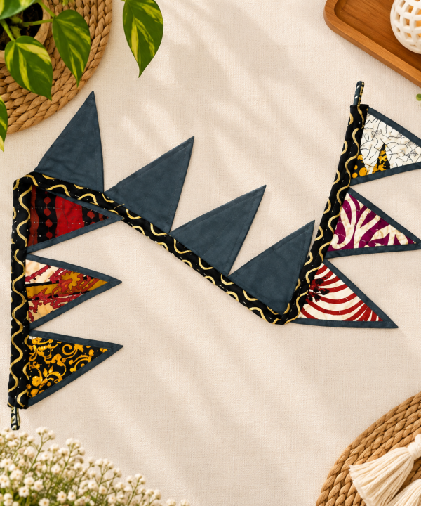 Alternative view of Handmade Kantha Window Valance - Set of 2