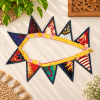 Floral Kantha Bunting Decor - Set of 2