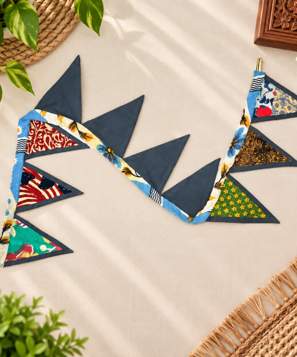 Alternative view of Kantha Window Valance - Set of 2