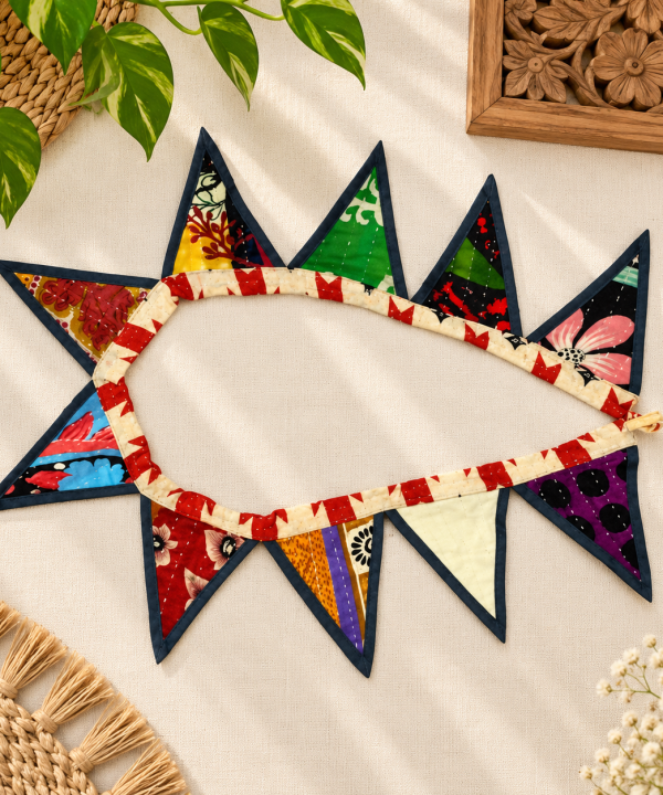 Handmade Kantha Valance - Set of 2