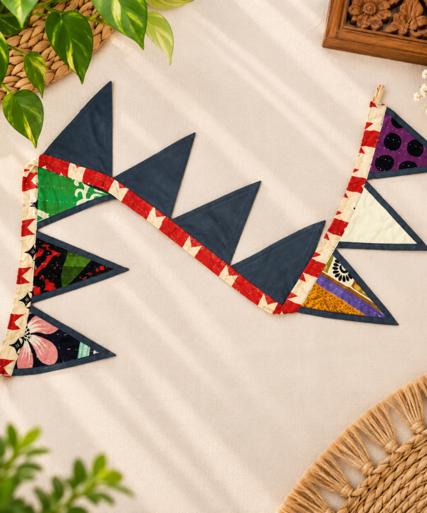 Alternative view of Handmade Kantha Valance - Set of 2