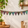 Floral Kantha Embroidered Bunting - Set of 2 - Image 3