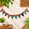 Sari Kantha Handstitched Bunting - Image 4