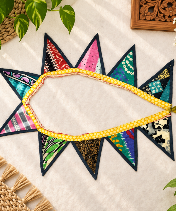Indian Kantha Window Valance Bunting - Set of 2