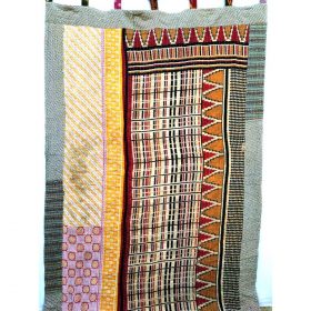 Fusion Kantha Reversible Drape