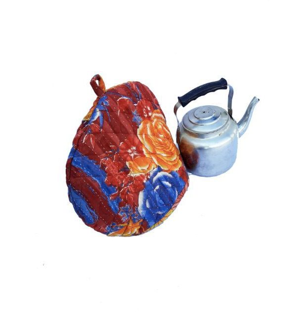 Alternative view of Floral Kantha Tea Cozy